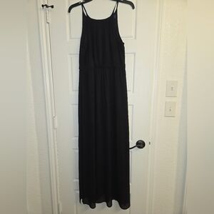 Black Maxi Strappy Dress